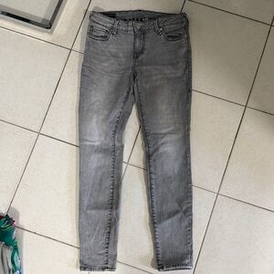 True Religion Women's Light Gray Skinny Jeans